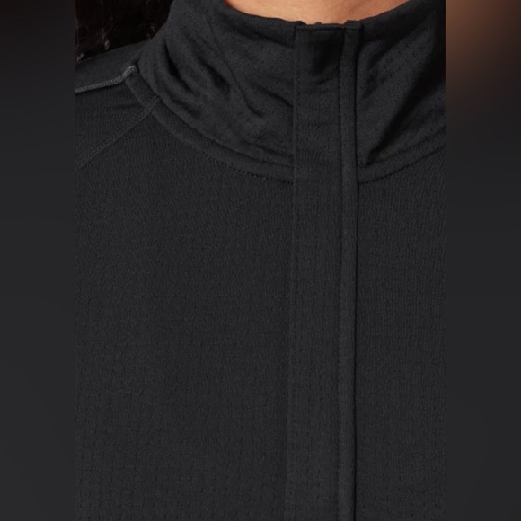 Mondetta Ladies' Quarter-Zip Pullover Black Size M - Picture 3 of 5